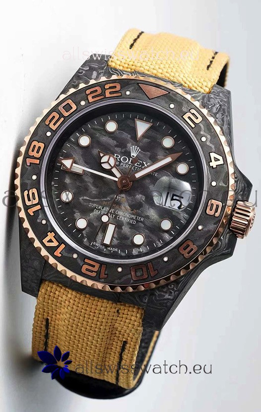 Rolex GMT Masters II DiW Edition Swiss Replica Watch - 1:1 Mirror Replica Rose Gold