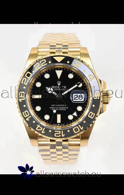 Rolex GMT Masters II M126718GRNR Cal.3285 Movement Swiss Replica - Ultimate 904L Steel Watch