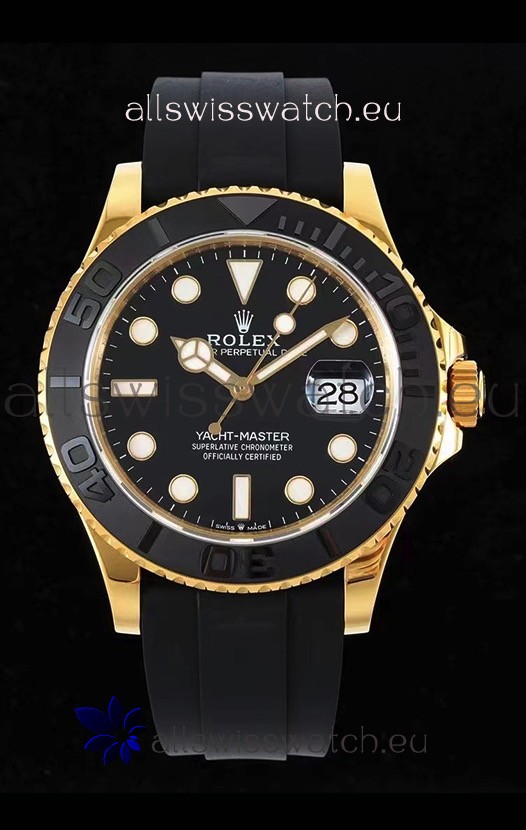 Rolex Yachtmaster 226659 Yellow Gold 42MM Cal.3135 Swiss 1:1 Ultimate 904L Steel Watch