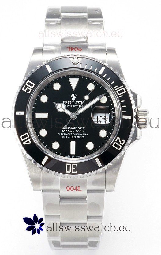 Rolex Submariner Super Clone 40MM Steel 16610 - Replica 1:1 Mirror Watch 