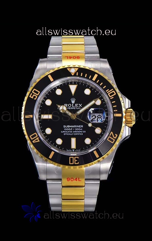 Rolex Submariner 41MM Two Tone 126613LN - Replica 1:1 Mirror - Ultimate 904L Steel Watch
