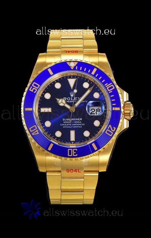 Rolex Submariner 41MM Gold 126618LB - Replica 1:1 Mirror - Ultimate 904L Steel Watch