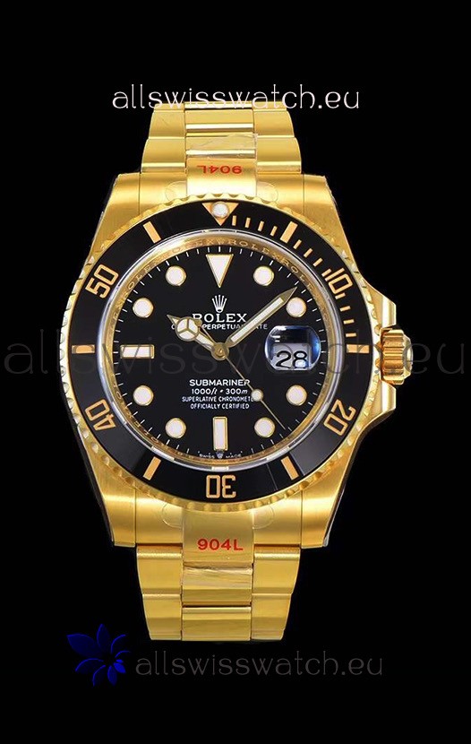 Rolex Submariner 41MM Gold 126618LN - Replica 1:1 Mirror - Ultimate 904L Steel Watch
