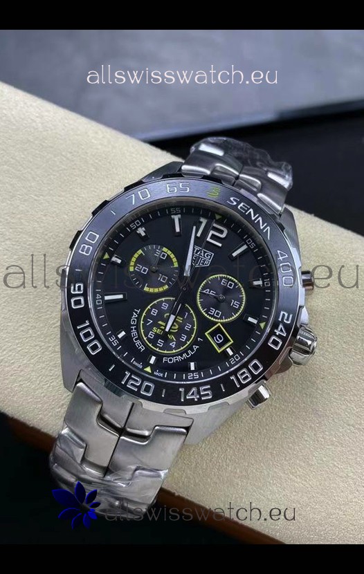 Tag Heuer F1 Edition Swiss Quartz Watch in Grey Dial Stainless Steel Casing 