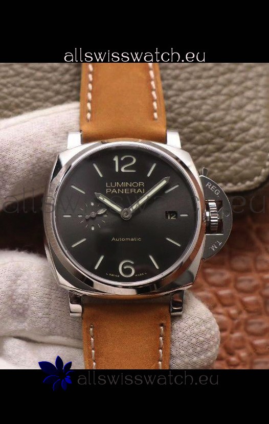 Panerai Luminor DUE PAM904 Edition 1:1 Mirror Swiss Replica Watch in Steel Casing 42MM