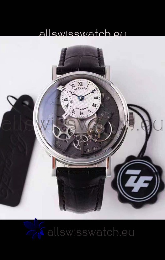 Breguet Tradition 7057BR/R9/9W6 Steel Casing Dual Tourbillon Swiss Replica Watch