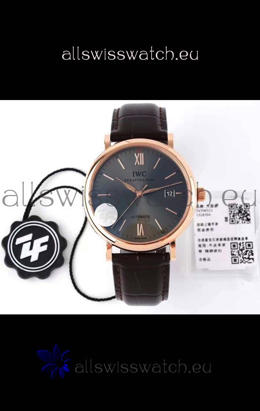 IWC Portofino Automatic 1:1 Mirror Quality Rose Gold Casing Swiss Replica Watch