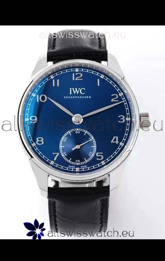 IWC Portofino Automatic 1:1 Mirror Quality Blue Dial Steel Casing Swiss Replica Watch