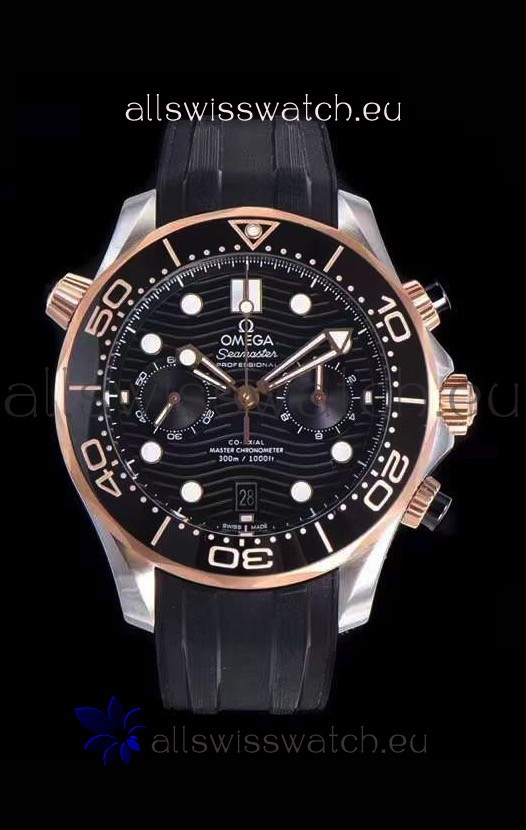 Omega Seamaster Co-Axial Master Chronometer Chronograph Rose Gold 44MM 1:1 Mirror Replica