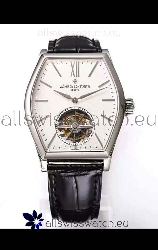 Vacheron Constantin Malte Tourbillon 1:1 Mirror Stainless Steel Swiss Replica White Dial