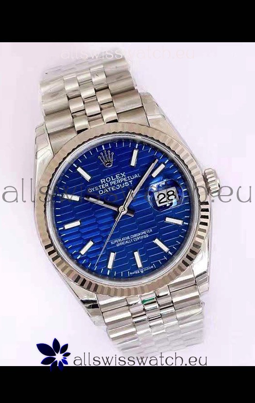 Rolex Datejust Fluted-Motif Dial 41MM Cal.3135 Movement Swiss Replica Watch in 904L Steel Casing