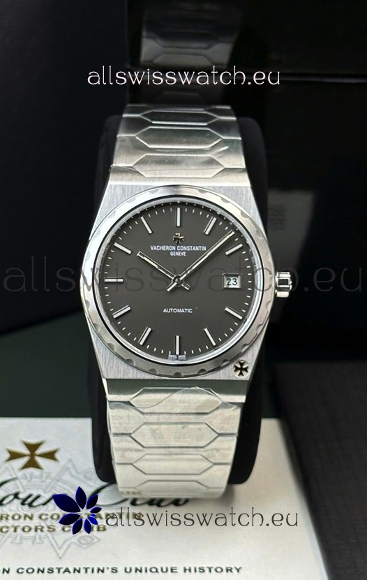 Vacheron Constantin Historiques 222 Super Clone 37MM Steel Casing Watch in Grey Dial 