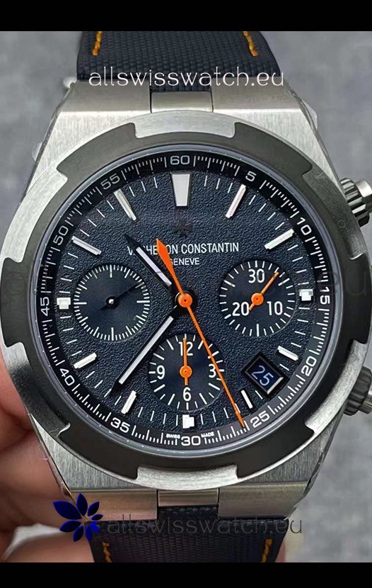 Vacheron Constantin Overseas Chronograph Swiss Replica Watch in Titanium Casing