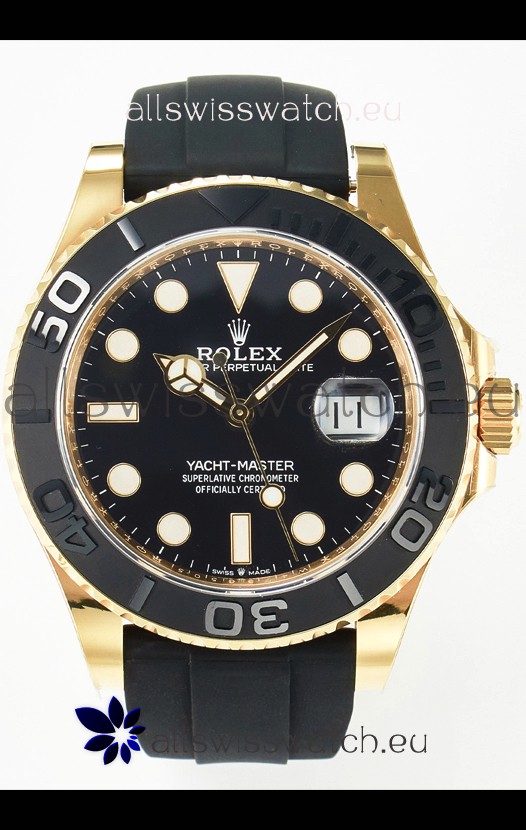 Rolex Yachtmaster Super Clone 226658 Yellow Gold 42MM Cal.3235 Swiss 1:1 Swiss Replica