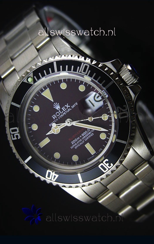Rolex Submariner 1680 Vintage Edition Coffee Dial Swiss Watch 1:1 Mirror Replica Edition