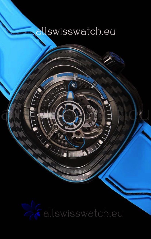 Seven Friday S3/02 Carbon Edition with Original Miyota Movement - 1:1 Mirror Quality 