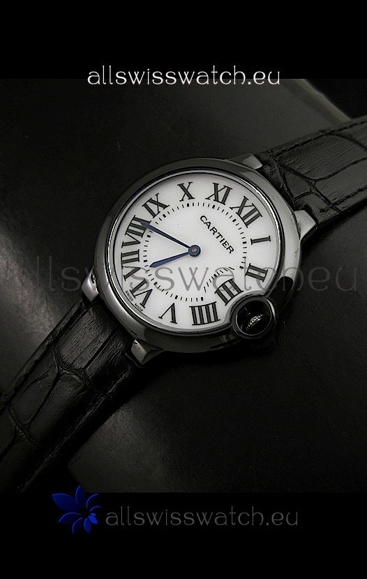 Cartier Ballon de Ladies Replica Watch in White Dial
