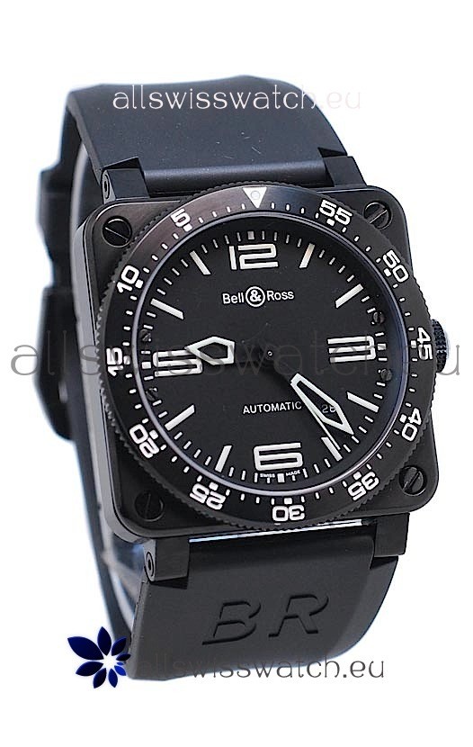 Bell and Ross BR 03 Type Aviation Carbon Swiss Automatic Watch