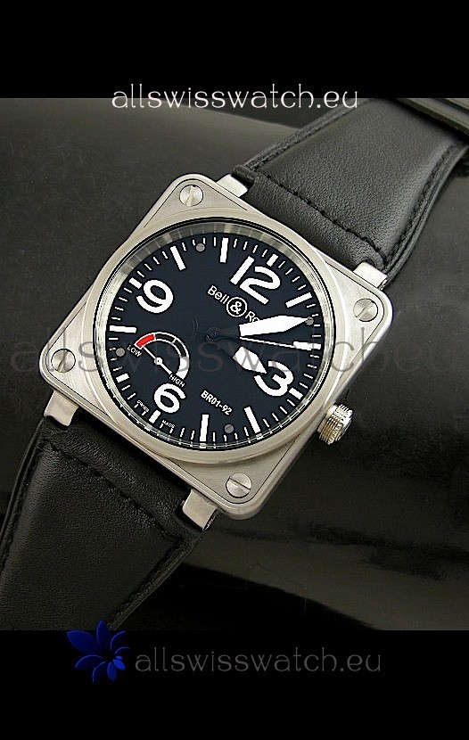 Bell and Ross BR01-92 Swiss Replica Watch in Black Dial