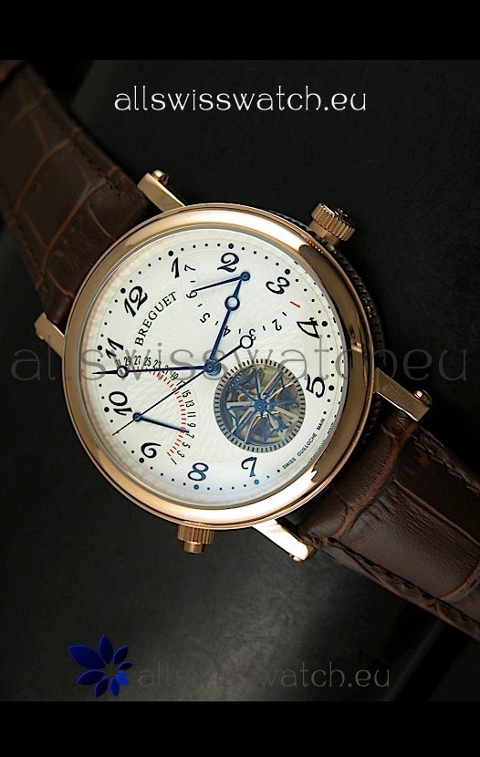 Breguet Retrograde Day/Date Japanese Automatic Watch with Tourbillon