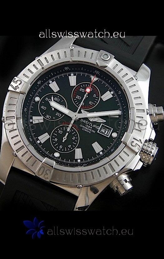 Breitling Avenger Seawolf Swiss Replica Watch in Black Dial