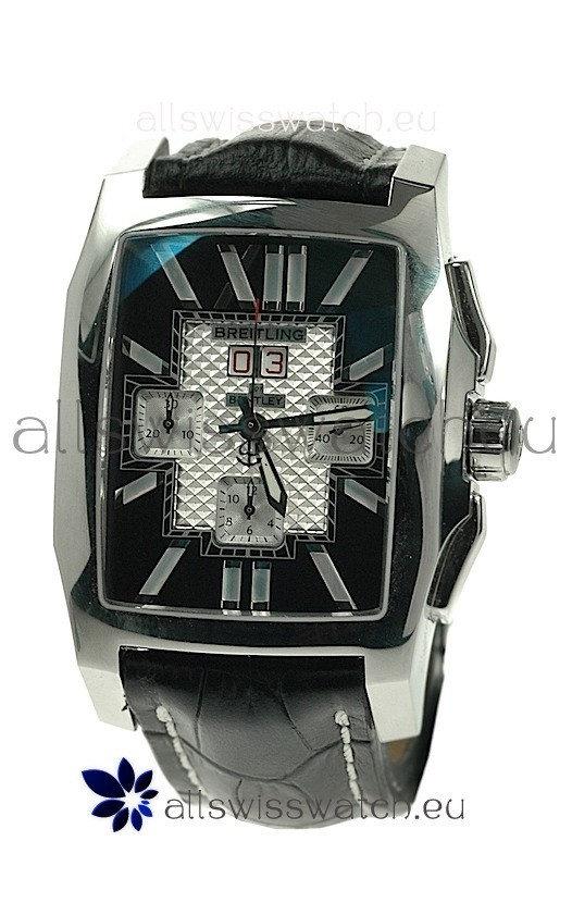 Breitling For Bentley Swiss Flying B Chronograph Watch in Black