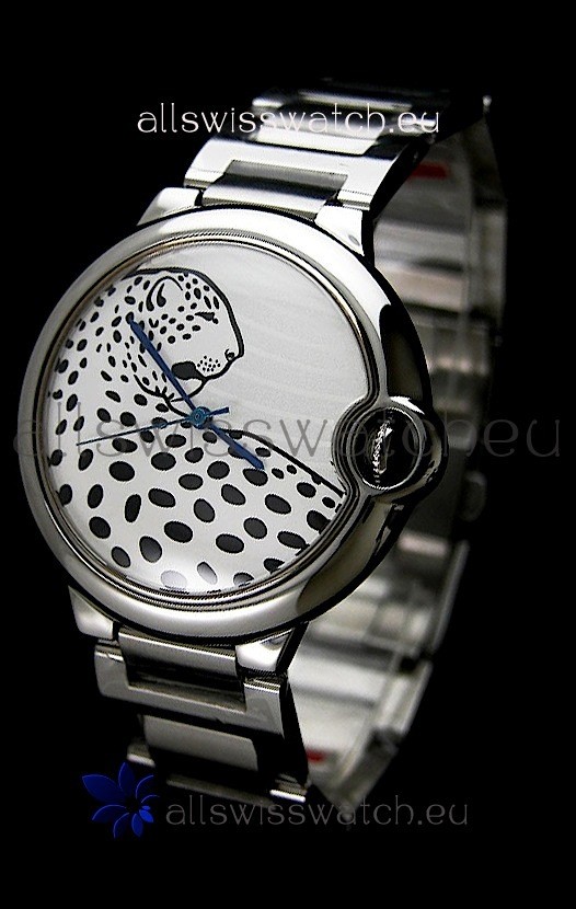 Cartier Ballon de Swiss Replica Watch in White Dial