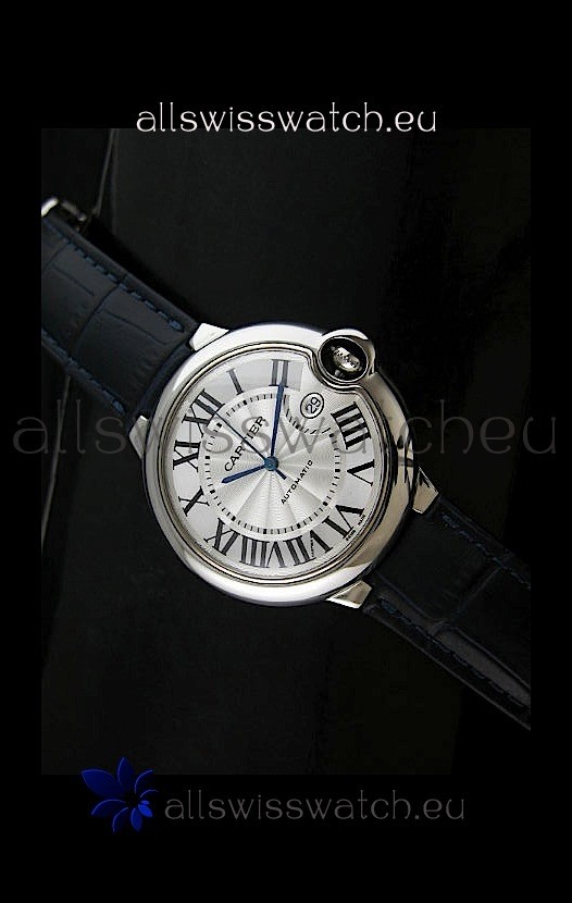 Cartier Balon de Swiss Replica Watch in White Dial