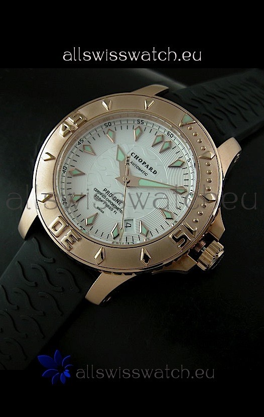 Chopard LUC Pro One Chronometer Swiss Replica Rose Gold Watch