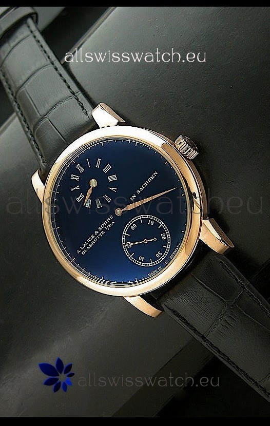 A. Lange & Sohne Glashutte In Sachskn Classic Replica Rose Gold Watch