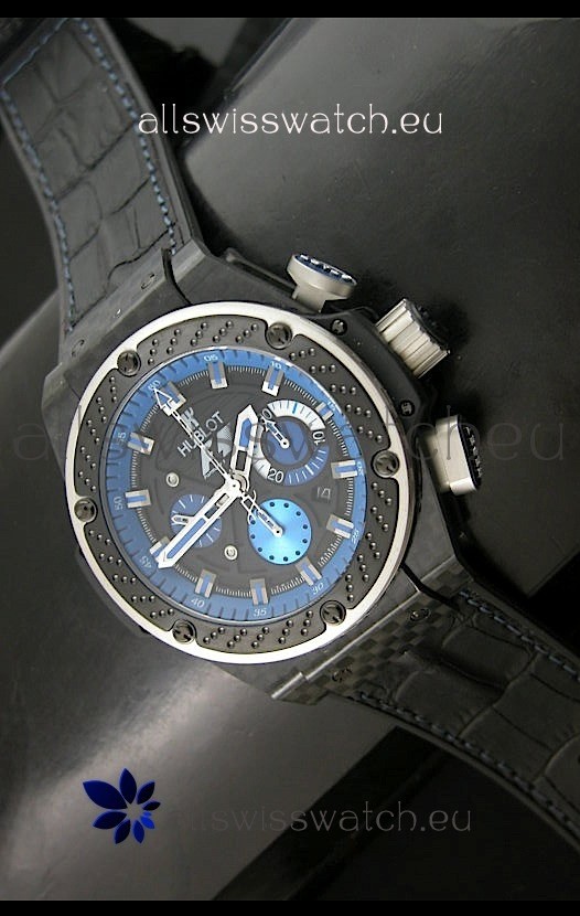 Hublot King Power F1 Interlago Limited Edition Swiss Watch in Blue