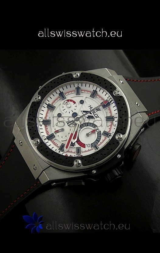 Hublot Big Bang King Power F1 Swiss Watch in White Dial