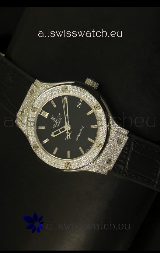 Hublot Classic Fusion 39MM Diamonds Encrusted Case 