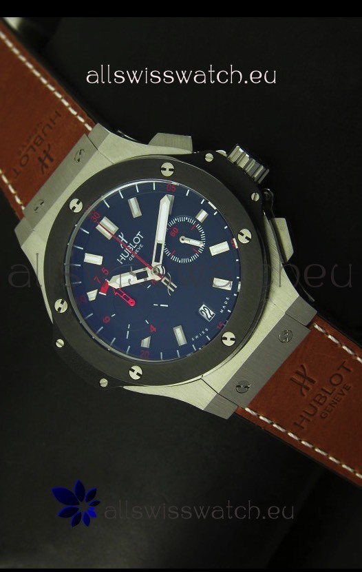 Hublot Big Bang Stainless Ceramic Bezel Swiss Quartz Watch 45MM