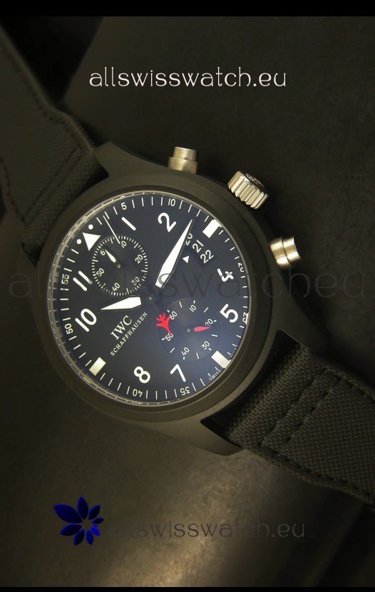 IWC Pilot Top Gun Chronograph Swiss Watch - 1:1 Mirror Replica Edition