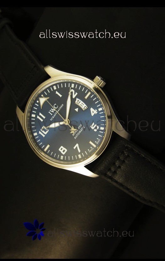 IWC Mark XVII Stainless Steel Blue Dial Swiss Watch