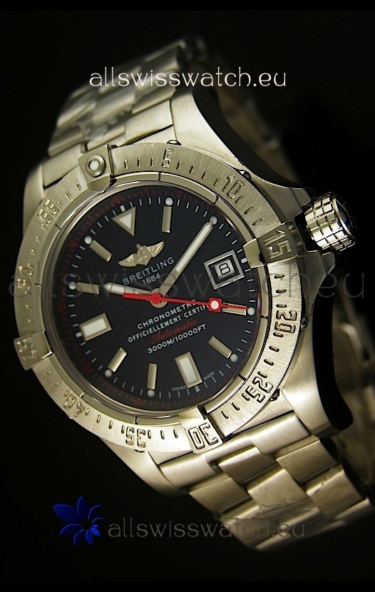 Breitling Avenger Seawolf Swiss Replica Watch in Red Seconds Hands - 1:1 Mirror Replica Watch