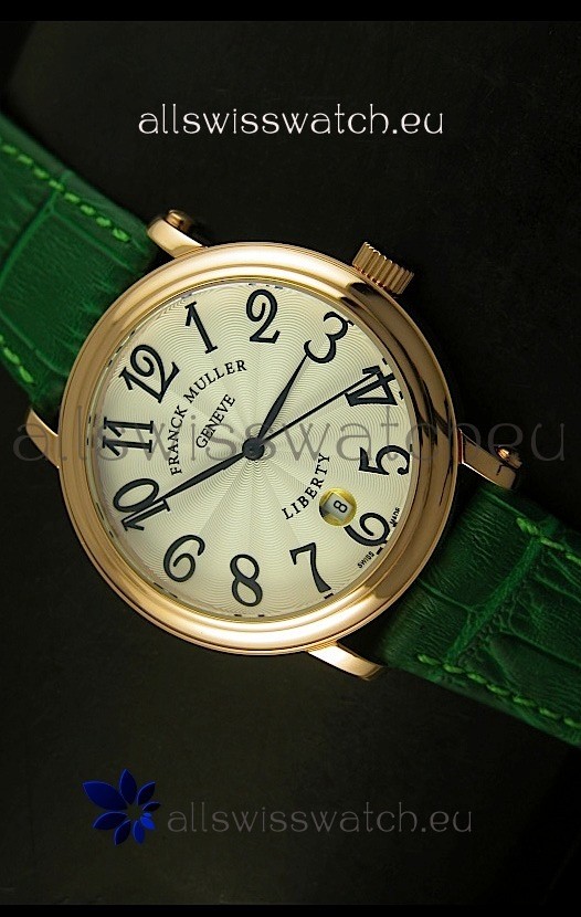 Franck Muller Master of Complications Liberty Japanese Watch in Green Strap