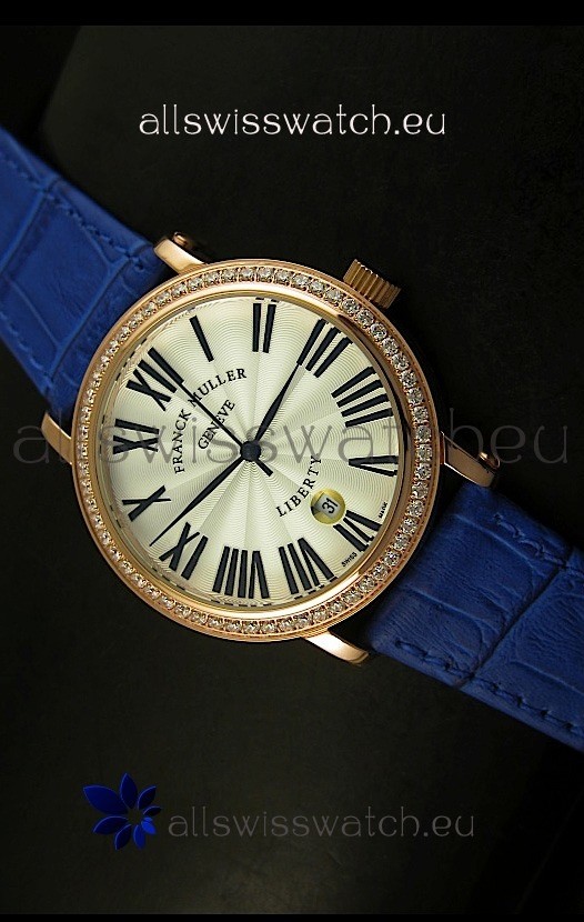 Franck Muller Master of Complications Liberty Japanese Watch in Purple Strap