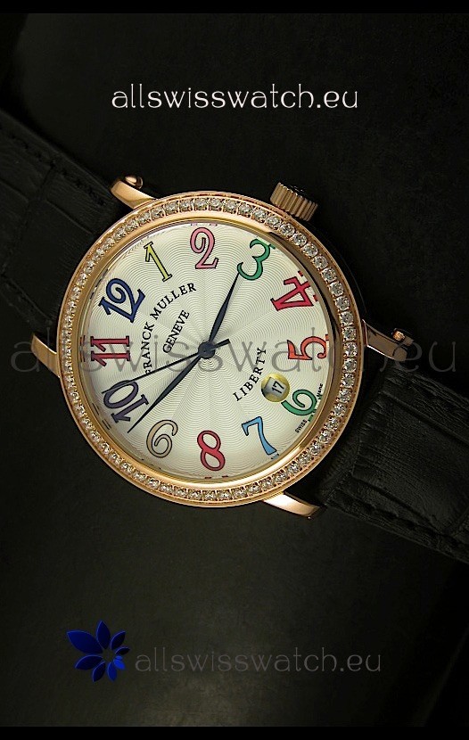 Franck Muller Master of Complications Liberty Japanese Watch in Black Strap