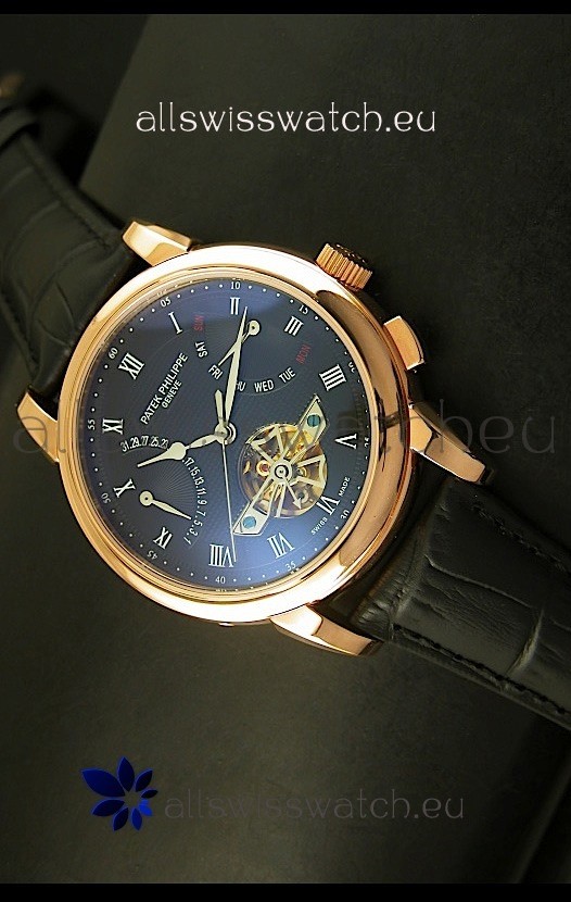 Patek Philippe Grand Complications Tourbillon Automatic Watch in Pink Gold
