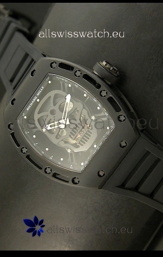 Richard Mille RM052 Skull Tourbillon Swiss Replica Watch Ceramic Case