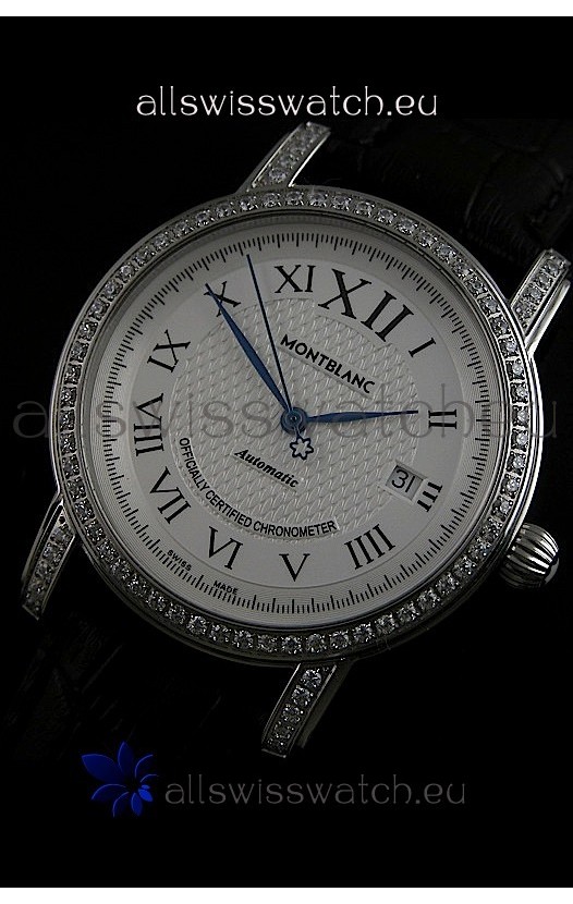 Mont Blanc Swiss Automatic Watch in Stainless Steel