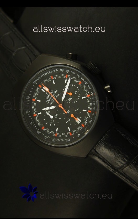 Omega Speedmaster MARK II Co-Axial Chronograph PVD Case Watch