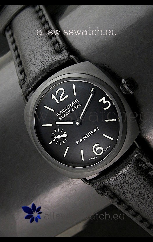 Panerai Radiomir Black Seal Swiss Watch in Ceramic Casing - 1:1 Mirror Replica