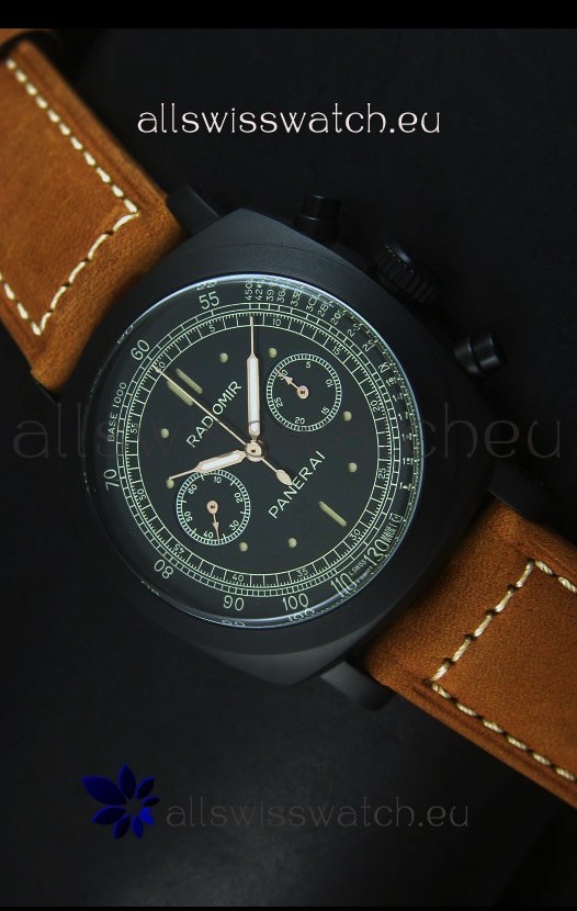 Panerai Radiomir 1940 Chronograph Watch in PVD Coating