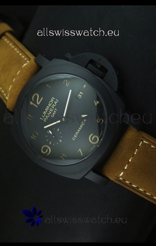 Panerai Luminor GMT PAM441 Ceramica Watch - 1:1 Mirror Replica