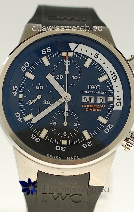 IWC Aquatimer Chronograph Cousteau Divers Swiss Watch