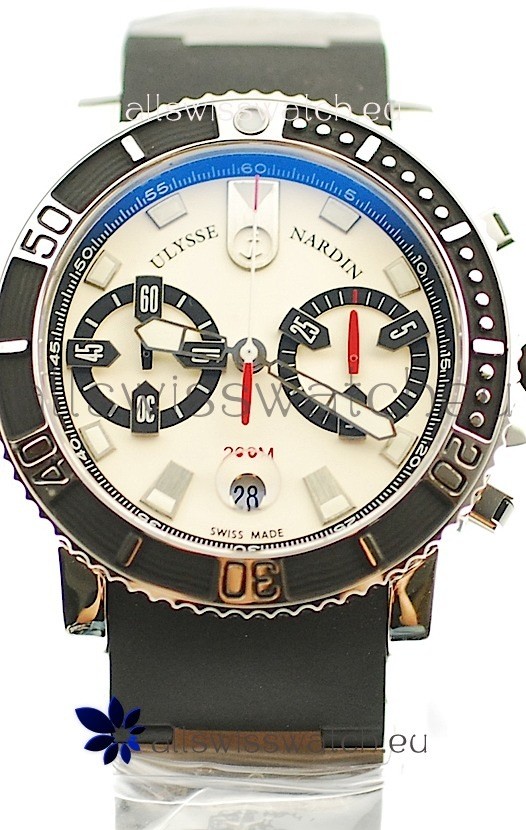 Ulysse Nardin Maxi Marine Diver Chronograph Swiss Replica Watch 