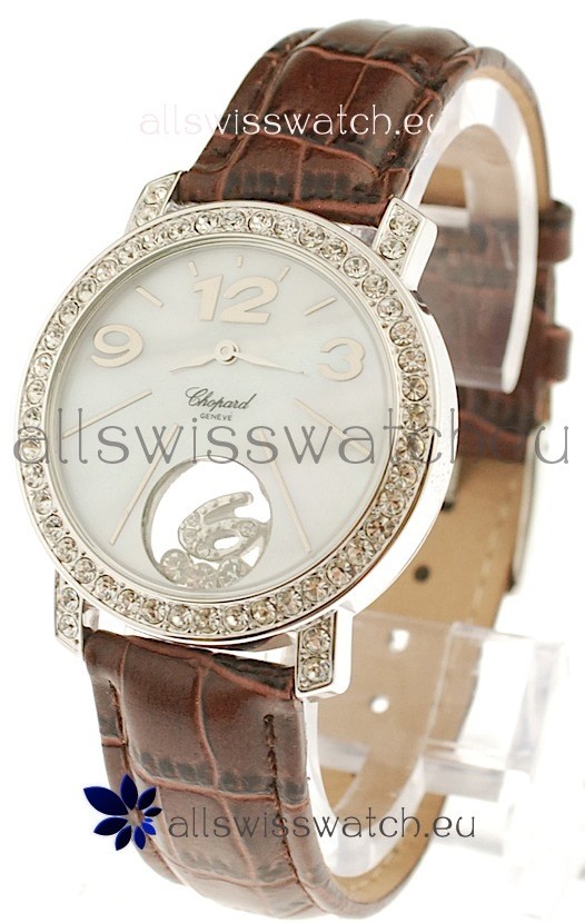 Chopard Happy Diamond Swiss Replica Watch in Diamond Bezel